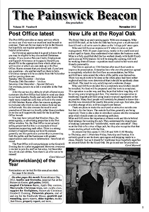 Painswick Beacon November 2012 Edition
