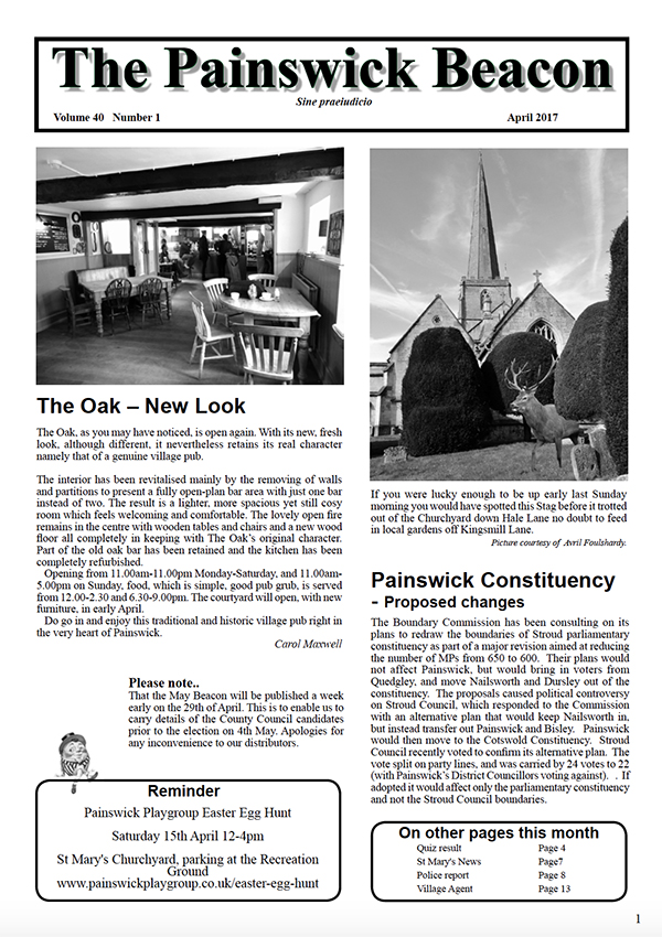 Painswick Beacon April 2017 Edition