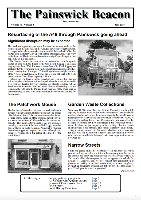 Painswick Beacon July 2018 Edition