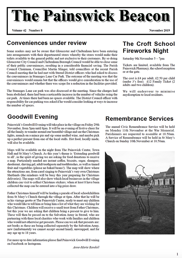 Painswick Beacon November 2019 Edition