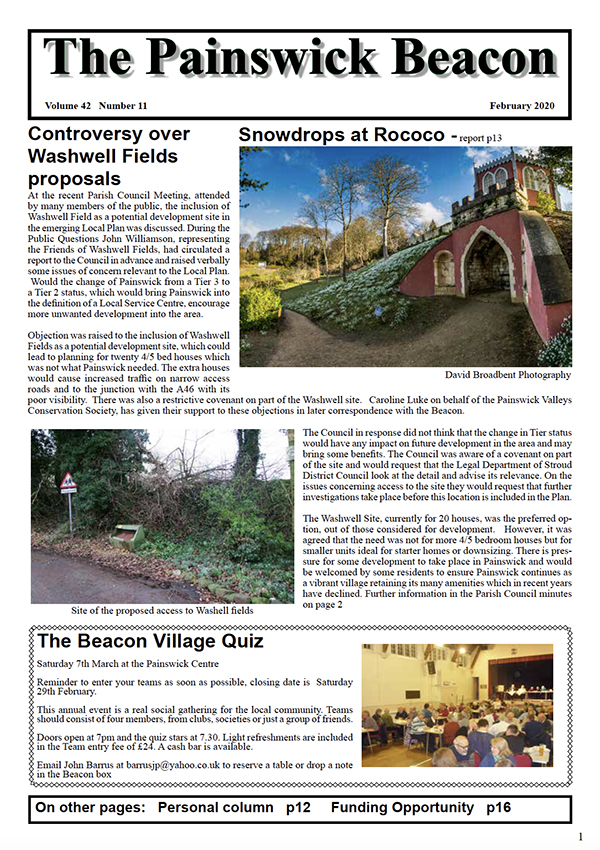 Painswick Beacon February 2020 Edition