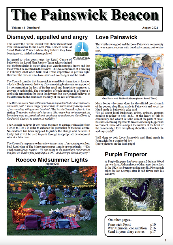 Painswick Beacon August 2021 Edition