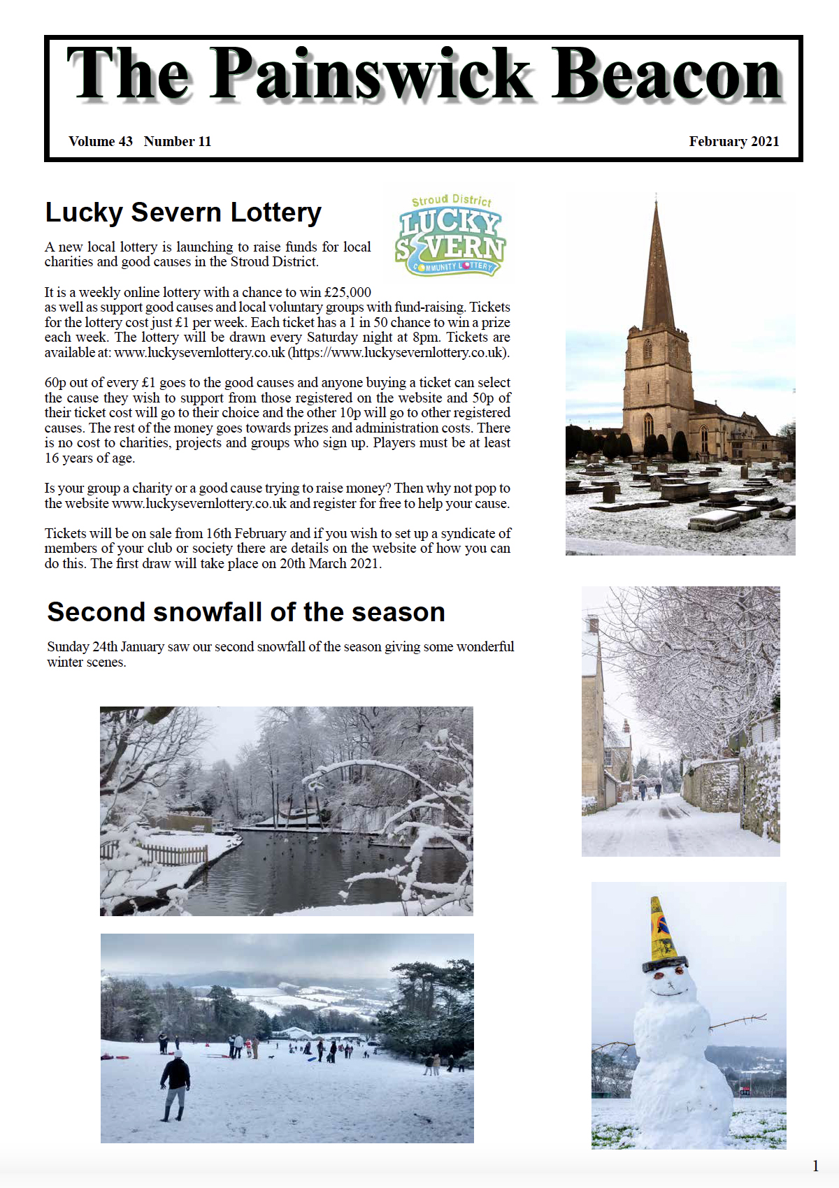 Painswick Beacon February 2021 Edition