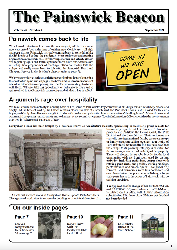 Painswick Beacon September 2021 Edition