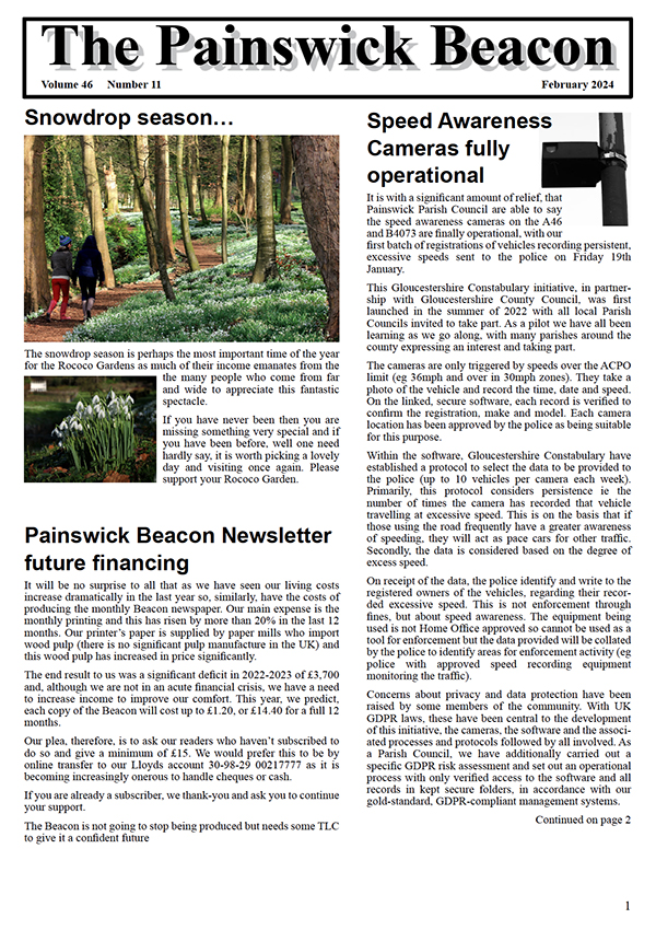 Painswick Beacon February 2024 Edition
